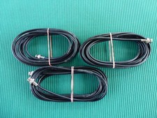 3 Vintage 12FT Belden 8241 RG-59/U 75 Ohms Coaxial Cable W/ Kings BNC Connectors