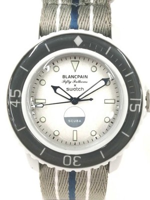 Blancpain x Swatch Fifty Fathoms Bioceramic Automatic 91M Used