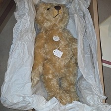 Steiff Teddy Boy 1905 Replica 1998 Mohair Bear w/ Box  Certificate 02792
