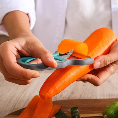 Stainless Steel Melon Peeler 3 Pcs Set Multi-functional Grater Fruit Vegetable M