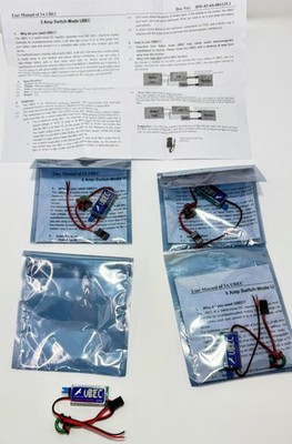 4x LOT HOBBYWING RC UBEC 5V 6V 3A Max 5A Switch Mode BEC for RC Models US SHIP
