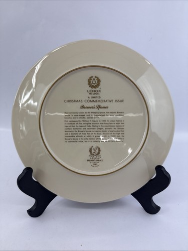 LENOX Christmas Tree Commemorative Annual Porcelain Plates Set of 6, 1978-1983 - Picture 12 of 22