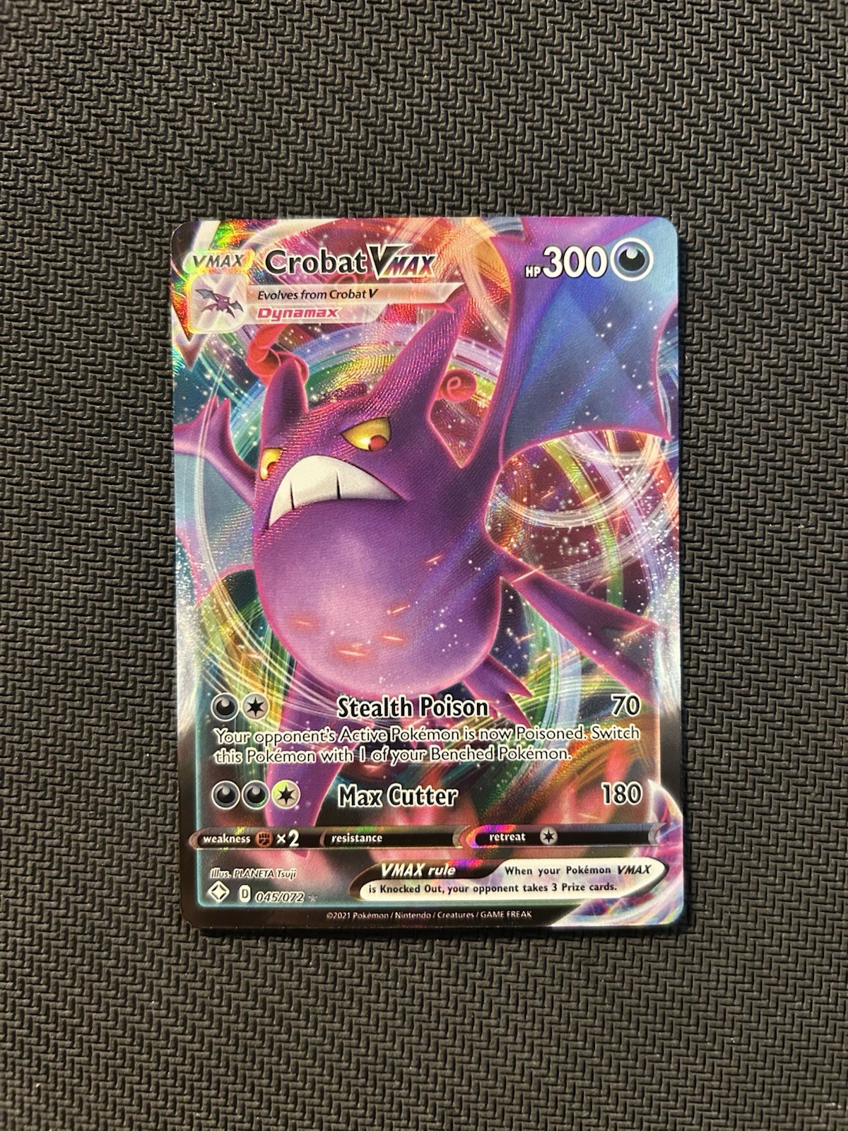 Pokemon TCG Crobat Vmax 045/072! NM Condition! See Description!
