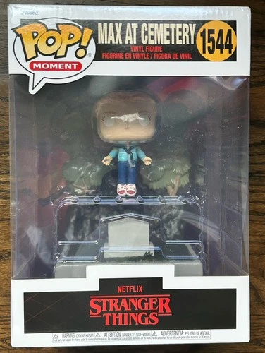 Funko Pop Moments Stranger Things Max at Cemetery Box Damage