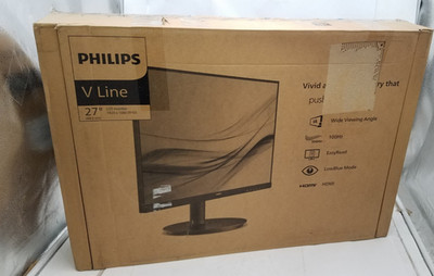 Philips 27'' FHD Monitor FHD 1080P LCD LED Monitor 100hz -609585256972
