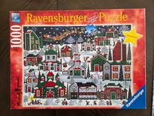 RARE Ravensburger Limited Edition 2014  Americana Christmas  Puzzle