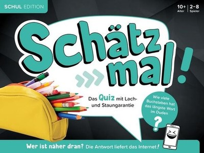 Schätz mal! Schul Edition Das Quiz mit Lach- und Staungarantie I Ab 10 Jahre ...