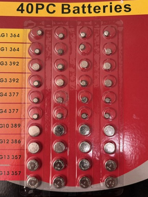 #ad 2 Packs of 40 Watch Batteries Total of 80 Batteries for Watch Repair $10.00