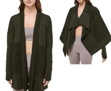 Lululemon Sit In Lotus Wrap II Women  s Cardigan Sweater Merino Wool Sz S 4-6 