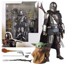 Mafex No. 256 Star Wars The Mandalorian Version 2.0 Din Djarin 6  Action Figure
