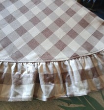 Frilled Round Tablecloth Made In Tori Murphy Woodhouse Check + 4 Placemats