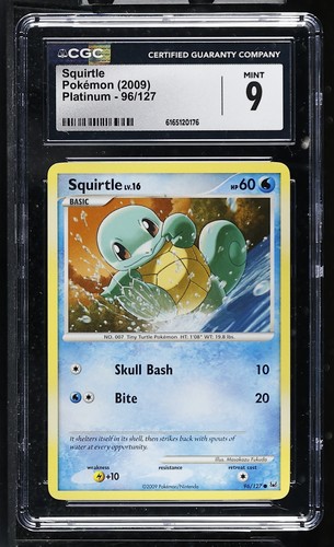 Squirtle graded CGC 9 for sale on eBay