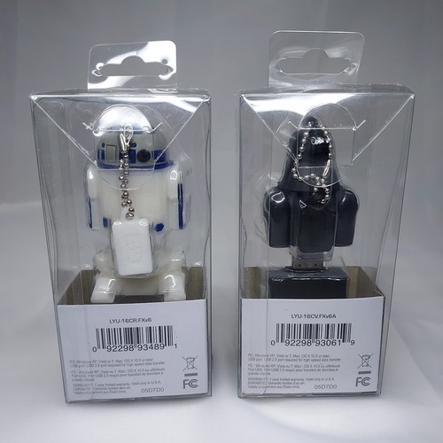 Star Wars ~ Darth Vader & R2D2~ 16GB USB Flash Drive Key Chains by Disney - New - 第 2/6 張圖片