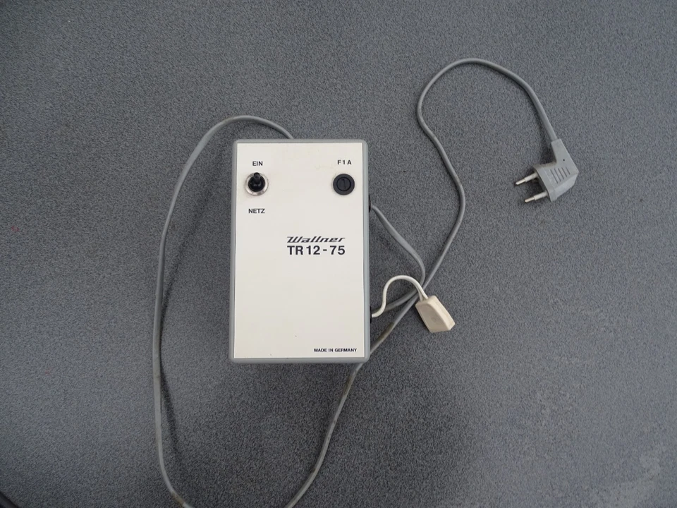 Waller Transformator  Eisenbahn Trafo vintage antik alt 12,6V TR 12- 75