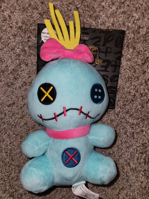 Disney's Lilo And Stitch SCRUMP dog Squeaker Toy 