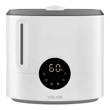 2 Gal. Ultrasonic Humidifier 360 Degree Turning Dual Nozzle Cool & Warm Mist for