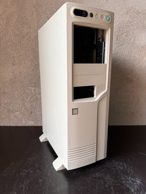 Retro PC Big Tower Gehäuse Vintage 90er beige Turbo AT Netzteil DOS Pentium