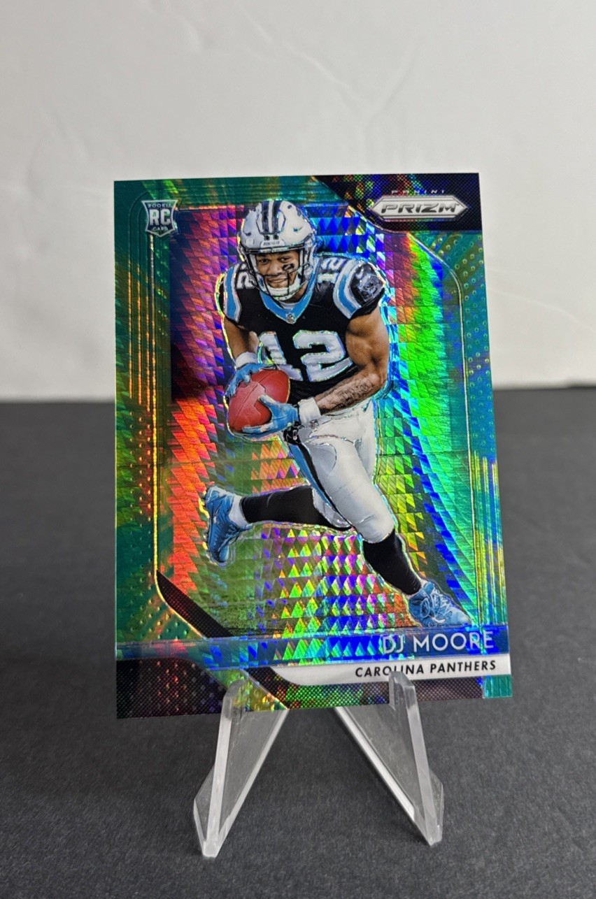 2018 Panini Prizm DJ MOORE Rookie HYPER PRIZM /275 RC SP