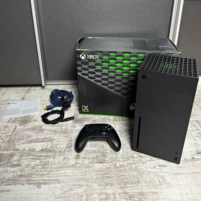 Microsoft Xbox Series X Konsole 1TB Schwarz 4K inkl. Controller, Kabel & OVP