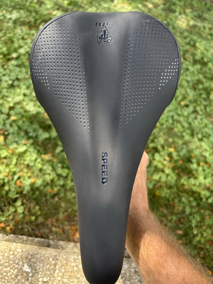 Combo de sillín/tija de sillín de bicicleta de montaña. Sillín Fat Bike. Cruiser Foto 2 de 4