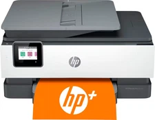 HP - Refurbished OfficeJet Pro 8034e Wireless All-In-One Inkjet Printer - White