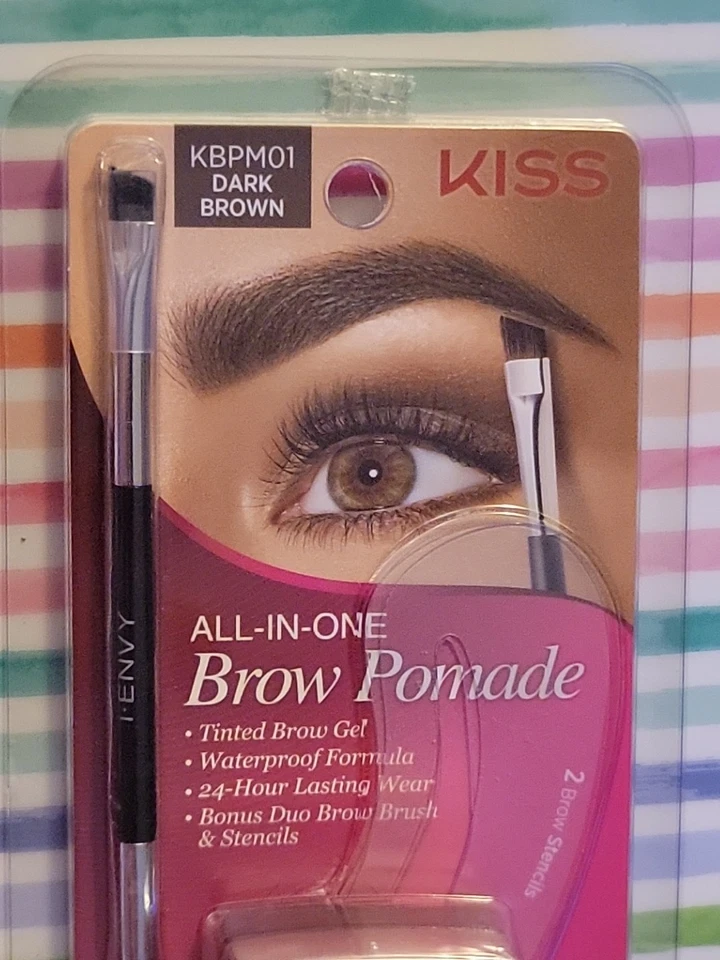 I-ENVY BY KISS POMADA DE CEJAS TODO EN UNO MARRÓN OSCURO #KBPM01 Foto 2 de 4