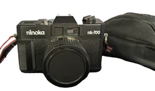 Ninoka NK-700 35mm Point & Shoot Film Camera with Case #746277-PARTS OR REPAIR