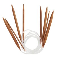 Vbs Rundstricknadel Set Stricknadeln Bambus 4Er-Set 4,6,8,10Mm Stricken