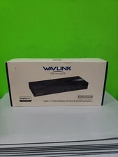 Wavlink WL-UG69PD2 USB-C Dual 4K Universal Docking Station w/ 65W USB power Good