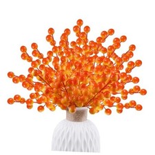 40pcs Artificial Berry Stems Branches Fall Faux Holly Berries Picks Ornaments