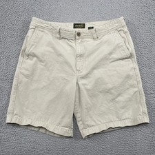 Eddie Bauer Shorts Mens 35 Beige 100 Cotton Summer