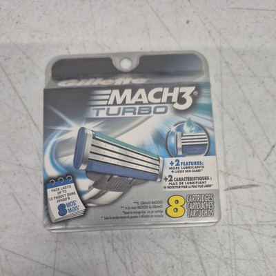 Gillette Mach3 Turbo Men s Razor Blade Refills, 8 blades