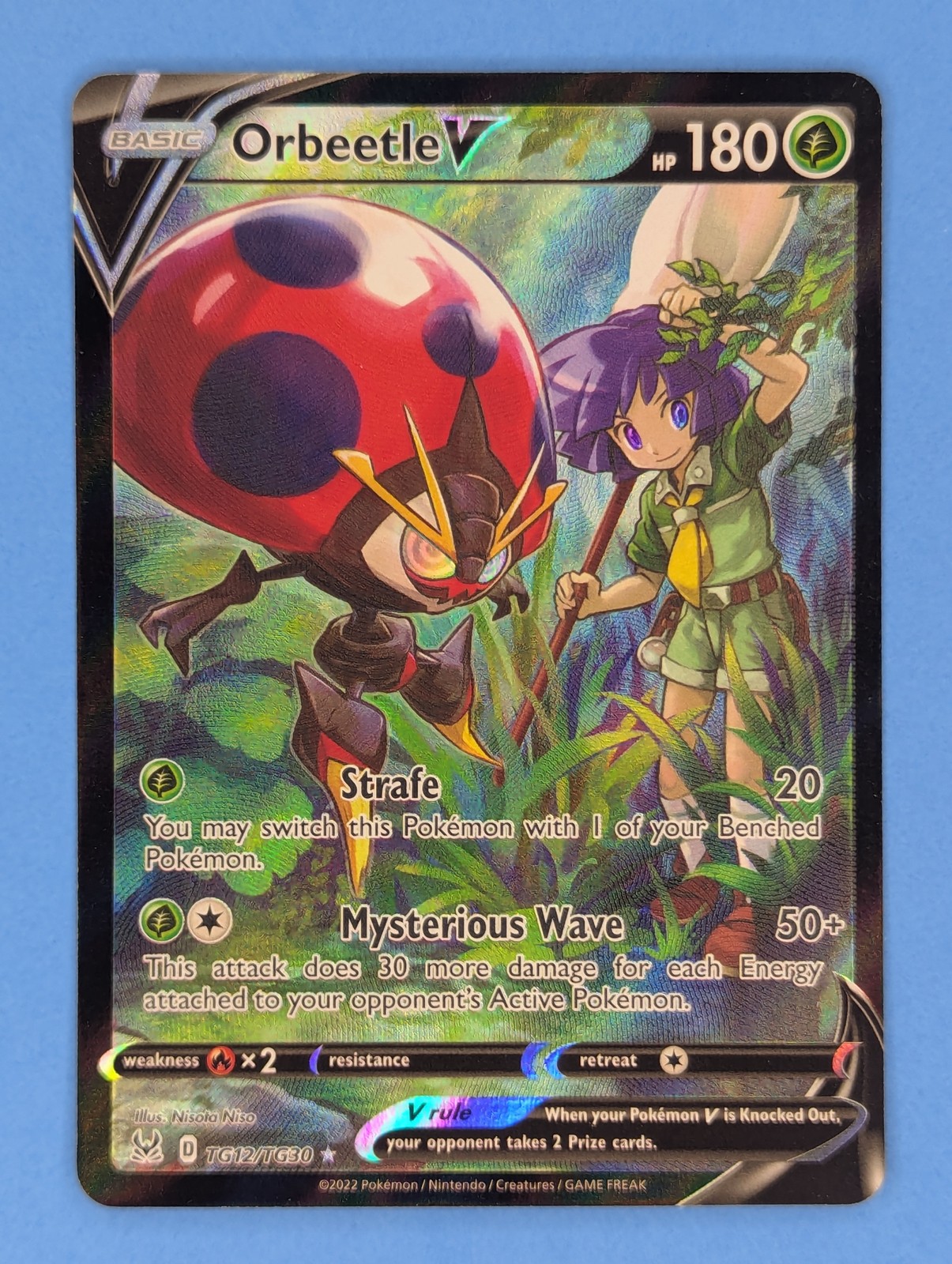Orbeetle V TG12/TG30 Pokémon TCG Ultra Rare SWSH11: Lost Origin Trainer Gallery