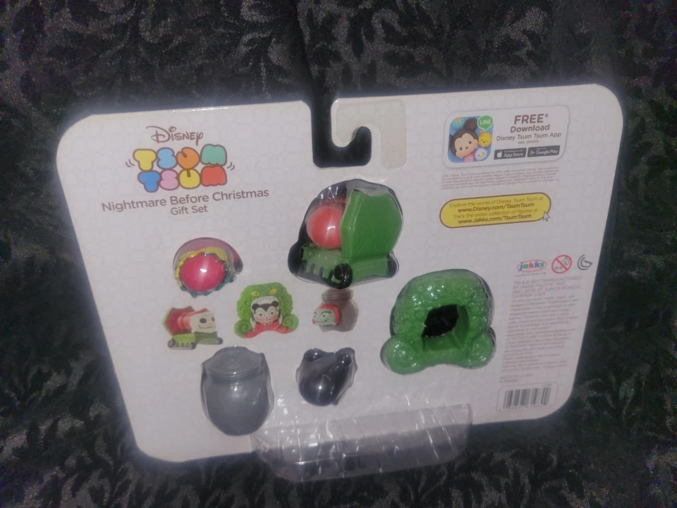 NOVO Conjunto de Presente Disney Tsum Tsum Nightmare Before Christmas Exclusivo Walgreens - Imagem 2 de 2