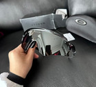 Oakley Encoder Sunglasses OO9471 Polished Black Frame PRIZM Silver Lens Shield
