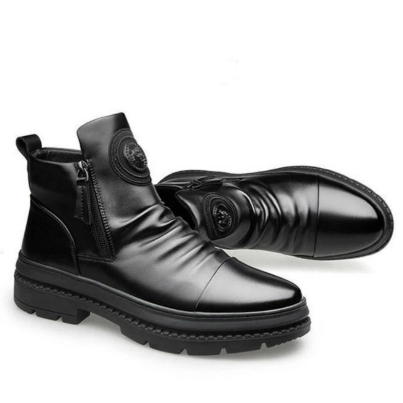 Low top leather boots clearance