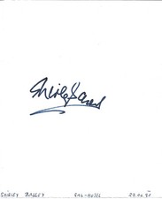 Shirley Bassey Autogramm signed 20x25 cm Albumblatt