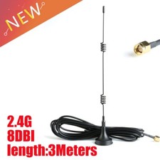8dbi WIFI Antenna 2.4G antenna Male RG174 with Magnetic base for Router Camera