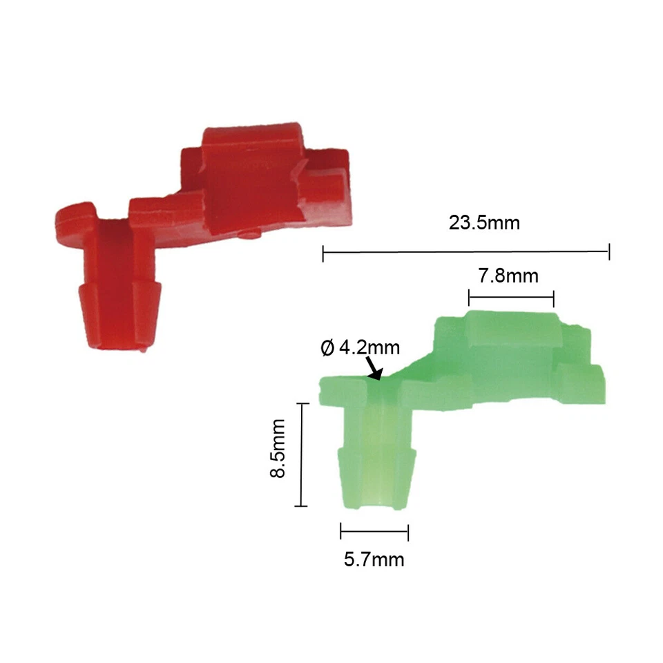 12 pares de clip de varilla de bloqueo de puerta de remache de plástico para automóvil 5 mm tamaño de varilla clip de empuje universal Foto 4 de 4