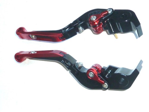 APRILIA RSV R 2004-2008 FOLDING BRAKE & CLUTCH LEVERS SET ROAD RACE TRACK S11X - Picture 8 of 12