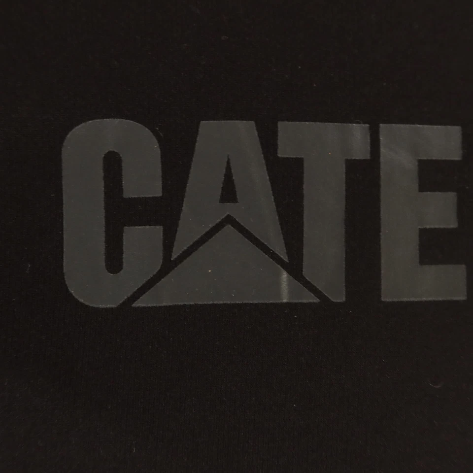 Рубашка мужская CAT L черная 100% полиэстер функциональная с длинным рукавом логотип реглан - Изображение 3 из 4