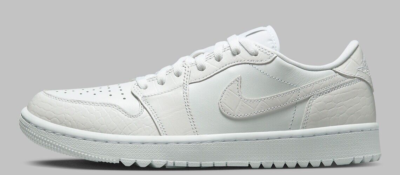 Size 15 - Air Jordan 1 Golf Low White Crocodile for sale online | eBay