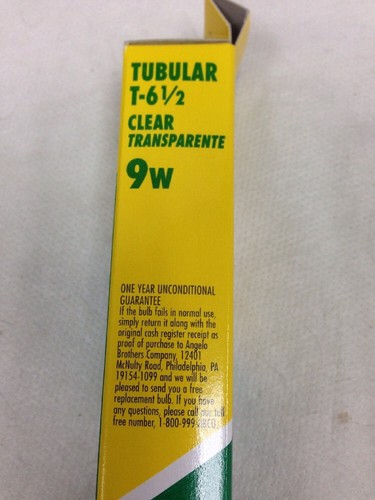 Exit Sign Bulb 9 Watt 30,000hr E12 or E17 Intermediate Base w/base Adapter 10Pcs - Picture 7 of 9