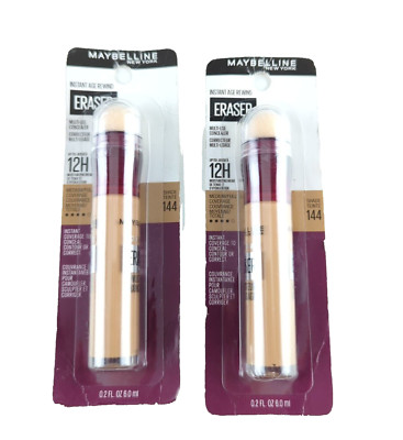 2x Lot Maybelline Instant Age Rewind Instant Eraser Multi Use Concealer #144 NEW