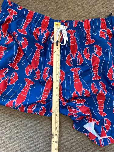 Tommy Hilfiger Swim Trunks Mens 2XL Lobster Graphic Mesh Lind Surf Beach Shorts - Picture 5 of 8