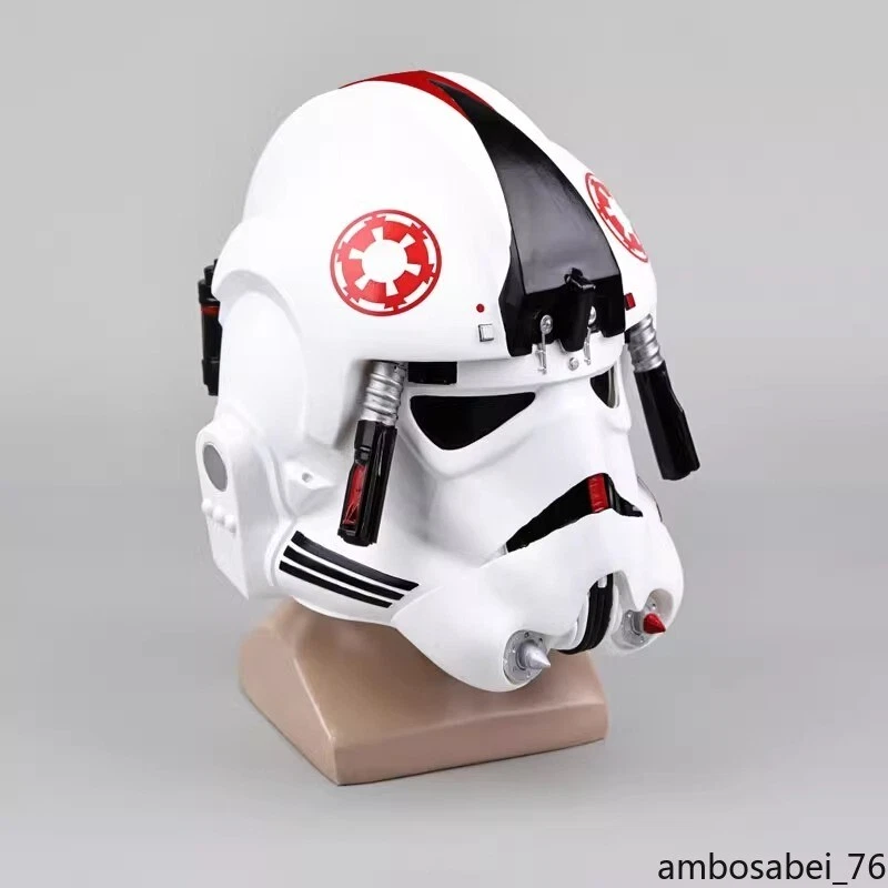 Star Wars2 El Imperio Contraataca Casco Máscara Halloween Show Juegos con disfraces Accesorios en vivo Foto 4 de 4