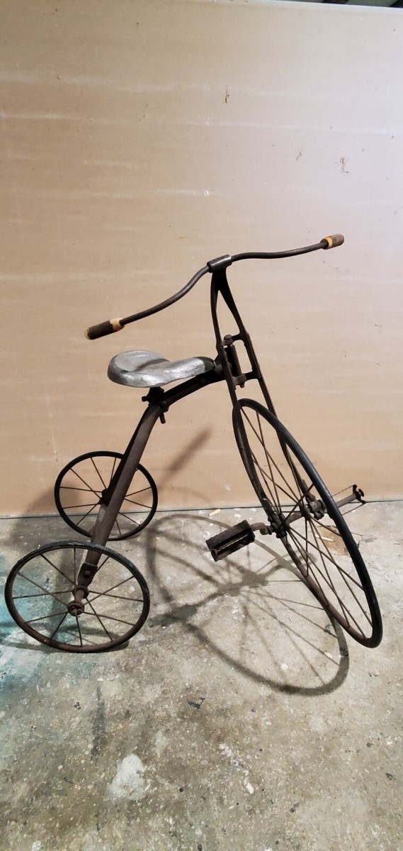 Antique Strap Steel Tricycle Circa 1900 | eBay