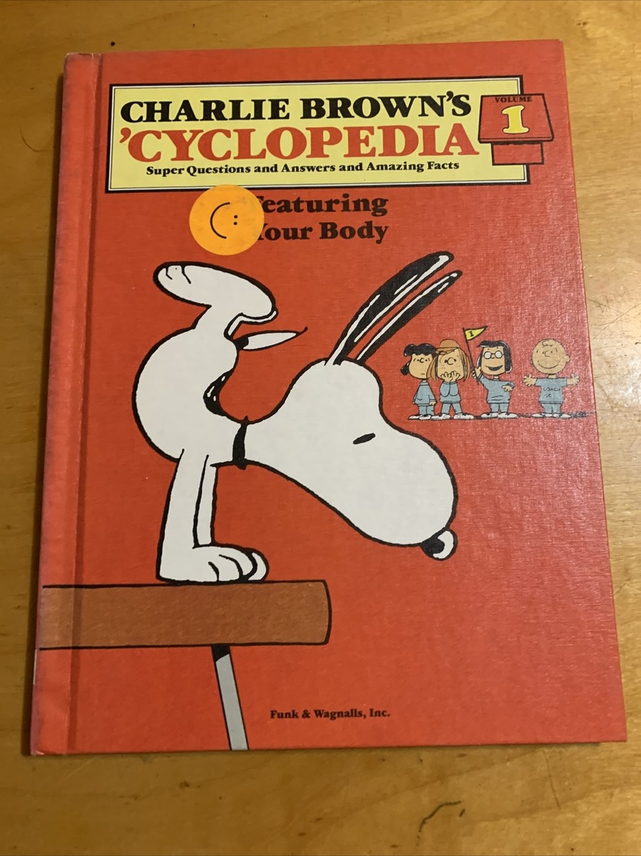 Charlie Brown's Cyclopedia 1980.1990年代 ORIGINAL Vintage 1980 Charlie Brown Cyclopedia Volume 1 Hardcover