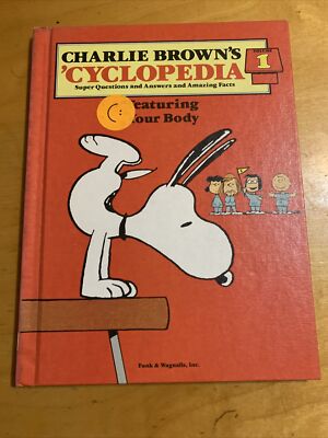 ORIGINAL Vintage 1980 Charlie Brown Cyclopedia Volume 1 Hardcover