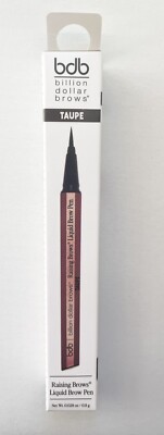 Billion Dollar Brows Raising Brows Liquid Brow Pen Taupe Brand New